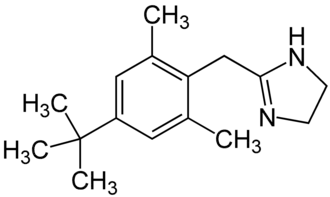 Strukturformel von Xylometazolin
