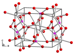 Kristallstruktur von Yttriumphosphat
