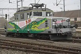 YSteC Ge 4/4 21 in Yverdon-les-Bains, 2009