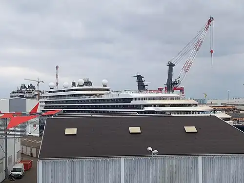 Die Ilma in der Werft in Saint-Nazaire (2024)
