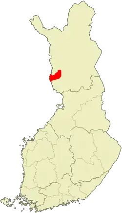 Lage von Ylitornio in Finnland
