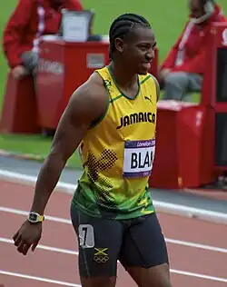 Yohan Blake Rang sechs in 20,37&nbsp;s