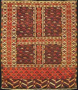 Zelttür („Ensi“ oder „Hatschlu“) der Yomuden