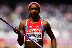 Rodríguez bei den Weltmeisterschaften 2017 in London
