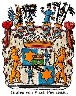 Wappen der Grafen von Yrsch–Pienzenau