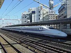 Shikansen-Zug der Baureihe N700