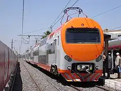 Doppelstöckiger elektrischer Personentriebzug der Reihe ONCF Z2M, baugleich mit dem italienischen Treno Alta Frequentazione
