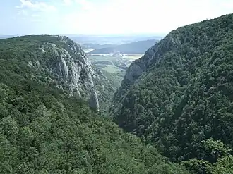 Talschlucht Zádielská tiesňava im Slowakischen Karst