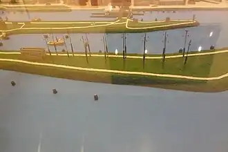 Modell Sendeanlagen Scheveningen Radio im Havenmuseum