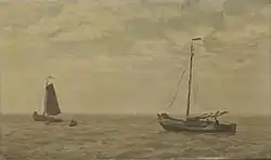 Willem Bastiaan Tholen (1910): Seestück mit Fischerschuten, Rijksmuseum Amsterdam.