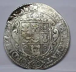 Seeländischer Adlertaler von 1602 Avers und Revers, 1602