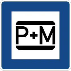 Zeichen 316-50: Parken und Mitfahren