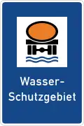 Zeichen 354 „Wasserschutzgebiet“ der StVO