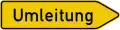 Umleitungswegweiser