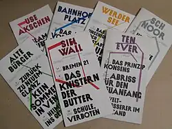 Titelseiten der ersten sieben Ausgaben