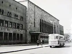 Zweites Empfangsgebäude, Straßenseite (vor 1963)