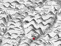 Herrschaftsgebiet Prandegg-Zellhof 1667