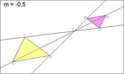 a) Innerer Ähnlichkeitspunkt