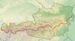 Karte des Wanderweges