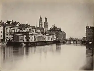 Fleischhalle beim Rathaus (1883)