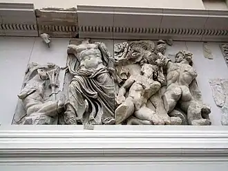 Zeus kämpft gegen Porphyrion