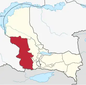 Lage im Oblys Almaty