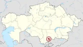 Lage in Kasachstan