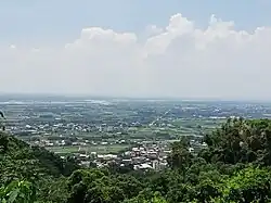 Blick auf Ershui – im Hintergrund der Zhuoshui