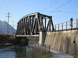 Untere Linthkanalbrücke nordwestlich des Bahnhofs Ziegelbrücke