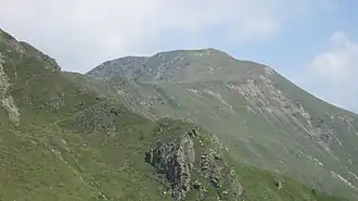 Zinseler, Blick vom Weg an der Flanke des Hühnerspiels.