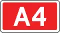 E-15c Nummernschild für Autobahnen