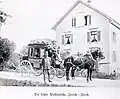 Letzte Postkutsche, Mai 1906