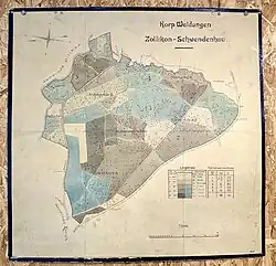 Waldanteile, um 1900