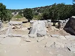 Innenseite der Nordwand