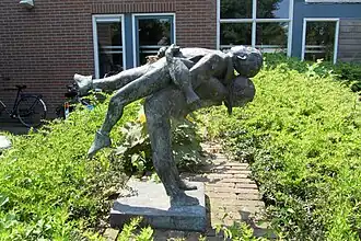 Spelende kinderen, Balk