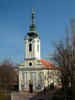 Westansicht der Mariä-Entschlafens-Kirche