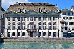 Zunfthaus zur Meisen, Ansicht von der Limmatseite