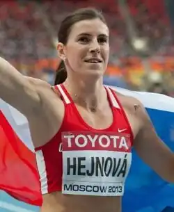 Nach Bronze bei den Olympischen Spielen 2012 gab es hier Gold für Zuzana&nbsp;Hejnová