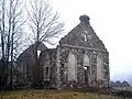 Ruine der schwedischen Kirche in Allažmuiža aus dem frühen 17. Jahrhundert[2]