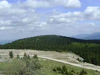 Blick von den Izerskie Garby