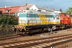 T 435.0556 mit Achs­len­ker­dreh­ge­stel­len als KEG 010 in Rade­berg