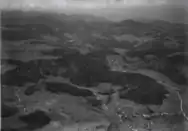 Historisches Luftbild aus 1300 m von Walter Mittelholzer von 1931