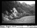 Breggia-Schlucht, Flysch-Mulde. Historisches Bild von Leo Wehrli (1934)