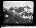Pizzo Centrale und Nebengipfel („Centrale-Gruppe“) vom Monte Prosa aus gesehen. Historische Aufnahme von Leo Wehrli (1913)