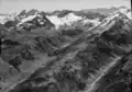 Val Fex und Piz Tremoggia. Luftbild von Werner Friedli (1954)