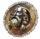 Haupt des Johannes in Silber