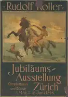 Ausstellungsplakat zur Jubiläumsausstellung im Künstlerhaus, 1898