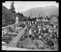 St. Moritz, Friedhof bei der alten Kirche