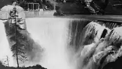 Staumauer des Staubecken Pfaffensprung