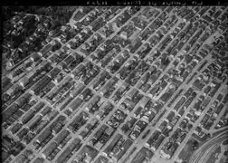 Planstadt des 19.&nbsp;Jahrhunderts: La Chaux-de-Fonds (Foto 1949)